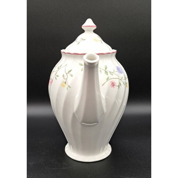 Johnson Brothers 'Summer Chintz' Vintage 1980s Floral Tea Coffee Pot with Lid - Picture 2 of 16